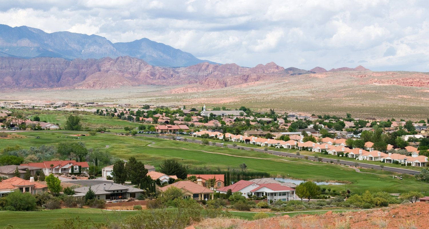 Mesa County Colorado landscape with mountains